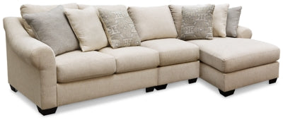 Carnaby 3-Piece Sectional | Linen | Ancho: 317.5cm - Alto: 99.1cm - Prof: 170.2cm