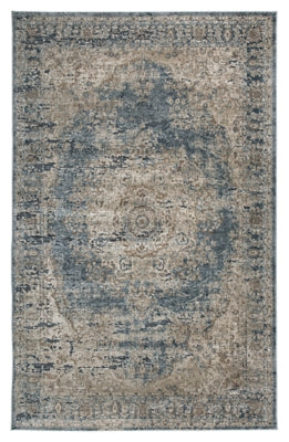 South 8' x 10' Rug | Blue/Beige | Ancho: 243.8cm - Alto: 0.6cm - Prof: 304.8cm