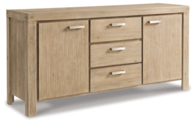 Ambrosh Dining Server | Light Brown | Ancho: 1651.0 - Alto: 800.1 - Prof : 449.58