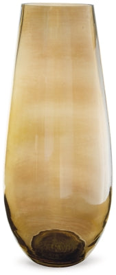 Rhettman Vase | Amber | Ancho: 20.0cm - Alto: 46.0cm - Prof: 20.0cm