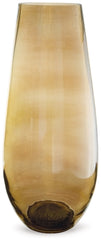 Rhettman Vase | Amber | Ancho: 20.0cm - Alto: 46.0cm - Prof: 20.0cm