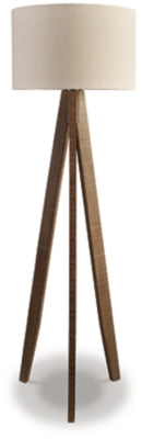 Dallson Floor Lamp | Gray/Brown | Ancho: 56.2cm - Alto: 180.3cm - Prof: 56.2cm