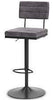 Strumford Bar Height Bar Stool | Gray/Black | Ancho: 50.2cm - Alto: 108.0cm - Prof: 50.2cm