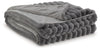 Alsonwell Throw (Set of 3) | Gray | Ancho: 127.0cm - Alto: 2.5cm - Prof: 152.4cm