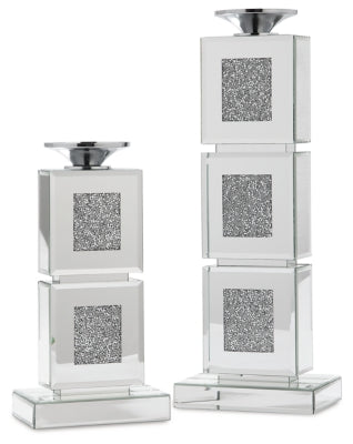 Charline Candle Holder (Set of 2) | Mirror | Ancho: 0.0 - Alto: 0.0 - Prof : 0.0