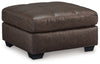 Barlin Mills Oversized Accent Ottoman | Umber | Ancho: 91.4cm - Alto: 53.3cm - Prof: 91.4cm