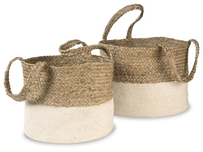 Parrish Basket (Set of 2) | Natural/White | Ancho: 0.0 - Alto: 0.0 - Prof : 0.0