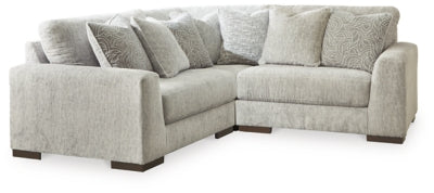 Regent Park 3-Piece Sectional | Pewter | Ancho: 236.2cm - Alto: 99.1cm - Prof: 236.2cm