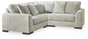 Regent Park 3-Piece Sectional | Pewter | Ancho: 236.2cm - Alto: 99.1cm - Prof: 236.2cm
