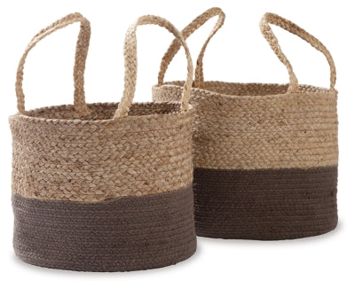 Parrish Basket (Set of 2) | Natural/Charcoal | Ancho: 0.0 - Alto: 0.0 - Prof : 0.0