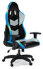 Lynxtyn Home Office Desk Chair | Black/Gray | Ancho: 67.6cm - Alto: 132.1cm - Prof: 62.2cm