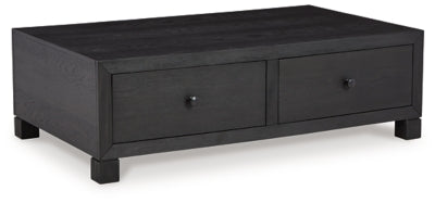 Foyland Coffee Table | Black | Ancho: 139.4cm - Alto: 43.5cm - Prof: 81.3cm