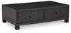 Foyland Coffee Table | Black | Ancho: 139.4cm - Alto: 43.5cm - Prof: 81.3cm
