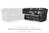 Perarrygin Right-Arm Facing Reclining Loveseat | Carbon | Ancho: 251.5cm - Alto: 101.6cm - Prof: 99.1cm