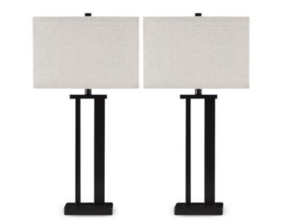 Aniela Table Lamp (Set of 2) | Bronze Finish | Ancho: 38.7cm - Alto: 73.7cm - Prof: 21.9cm