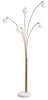 Taliya Arc Lamp | Champagne/White | Ancho: 34.3cm - Alto: 241.3cm - Prof: 73.7cm