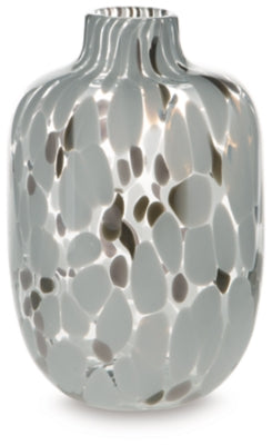 Keelton Vase | White/Taupe/Pink | Ancho: 16.5cm - Alto: 25.4cm - Prof: 16.5cm