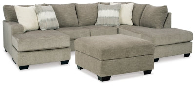 Creswell 2-Piece Sectional with Ottoman | Linen | Ancho: 0.0cm - Alto: 0.0cm - Prof: 0.0cm