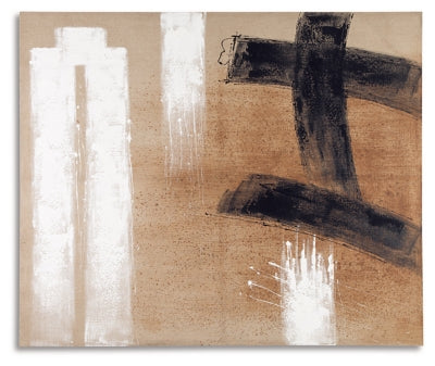 Tamland Wall Art | Linen/White/Black | Ancho: 1524.0 - Alto: 1270.0 - Prof : 35.05