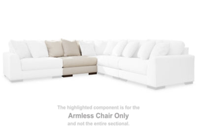 Lyndeboro Armless Chair | Natural | Ancho: 99.1cm - Alto: 96.5cm - Prof: 111.8cm