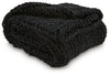 Chaddon Throw (Set of 3) | Black | Ancho: 156.8cm - Alto: 2.5cm - Prof: 128.9cm