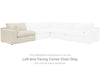 Next-Gen Gaucho Left-Arm Facing Corner Chair | Chalk | Ancho: 1244.6 - Alto: 914.4 - Prof : 1066.8