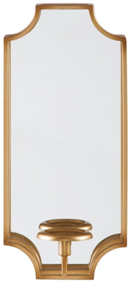 Dumi Wall Sconce | Gold Finish | Ancho: 22.9cm - Alto: 51.3cm - Prof: 12.1cm