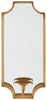 Dumi Wall Sconce | Gold Finish | Ancho: 22.9cm - Alto: 51.3cm - Prof: 12.1cm