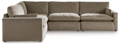 Sophie 4-Piece Sectional | Cocoa | Ancho: 322.6cm - Alto: 91.4cm - Prof: 221.0cm