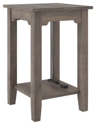 Arlenbry Chairside End Table | Gray | Ancho: 393.7 - Alto: 615.95 - Prof : 393.7