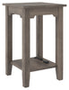 Arlenbry Chairside End Table | Gray | Ancho: 393.7 - Alto: 615.95 - Prof : 393.7