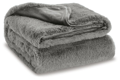 Gariland Throw (Set of 3) | Gray | Ancho: 127.0cm - Alto: 0.0cm - Prof: 152.4cm