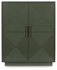 Geirwood Accent Cabinet | Dark Green | Ancho: 101.6cm - Alto: 121.9cm - Prof: 40.6cm