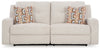 Danum Reclining Sofa | Stone | Ancho: 221.0cm - Alto: 104.1cm - Prof: 101.6cm