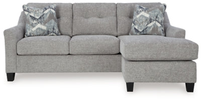 Keenelynn Sofa Chaise | Nickel | Ancho: 228.6cm - Alto: 104.1cm - Prof: 157.5cm