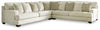 Rawcliffe 5-Piece Sectional | Parchment | Ancho: 426.7cm - Alto: 96.5cm - Prof: 426.7cm