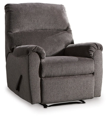 Nerviano Recliner | Gray | Ancho: 85.1cm - Alto: 106.7cm - Prof: 94.0cm