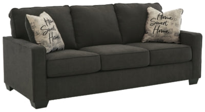 Lucina Sofa | Charcoal | Ancho: 2159.0 - Alto: 965.2 - Prof : 990.6