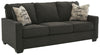 Lucina Sofa | Charcoal | Ancho: 2159.0 - Alto: 965.2 - Prof : 990.6