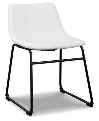 Centiar Dining Chair | White | Ancho: 476.25 - Alto: 781.05 - Prof : 546.1