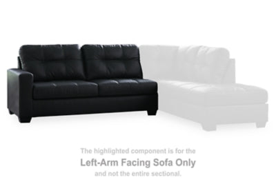 Barlin Mills Left-Arm Facing Sofa | Carbon | Ancho: 193.0cm - Alto: 99.1cm - Prof: 94.0cm