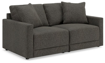 Evey 2-Piece Sectional Loveseat | Granite | Ancho: 188.0cm - Alto: 94.0cm - Prof: 106.7cm