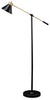 Garville Floor Lamp | Black/Gold Finish | Ancho: 279.4 - Alto: 1479.55 - Prof : 755.65