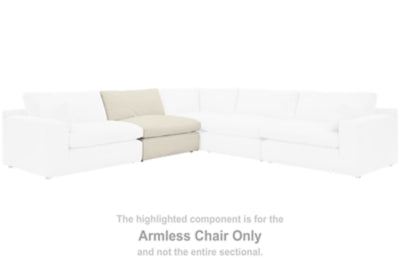 Next-Gen Gaucho Armless Chair | Chalk | Ancho: 1016.0 - Alto: 914.4 - Prof : 1066.8