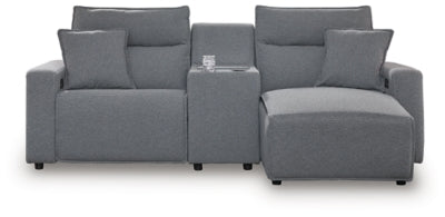 Sala Modular Reclinable Eléctrica con Chaise ModMax II 3 Piezas