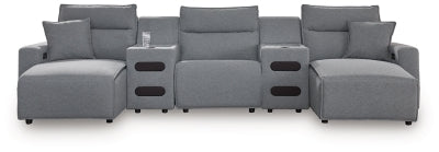 Sala Modular Reclinable Eléctrica con Chaise ModMax II 5 Piezas
