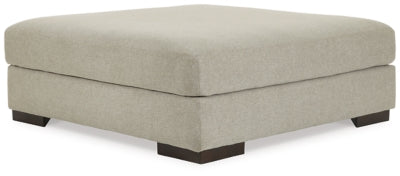 Lyndeboro Oversized Accent Ottoman | Wicker | Ancho: 129.5cm - Alto: 50.8cm - Prof: 129.5cm