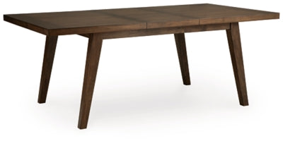 Zumbado Dining Extension Table | Brown | Ancho: 106.7cm - Alto: 76.2cm - Prof: 198.4cm
