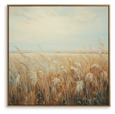 Dallrick Wall Art | Blue/Tan | Ancho: 101.6cm - Alto: 101.6cm - Prof: 4.1cm