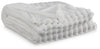 Alsonwell Throw (Set of 3) | White | Ancho: 154.9cm - Alto: 2.5cm - Prof: 124.5cm